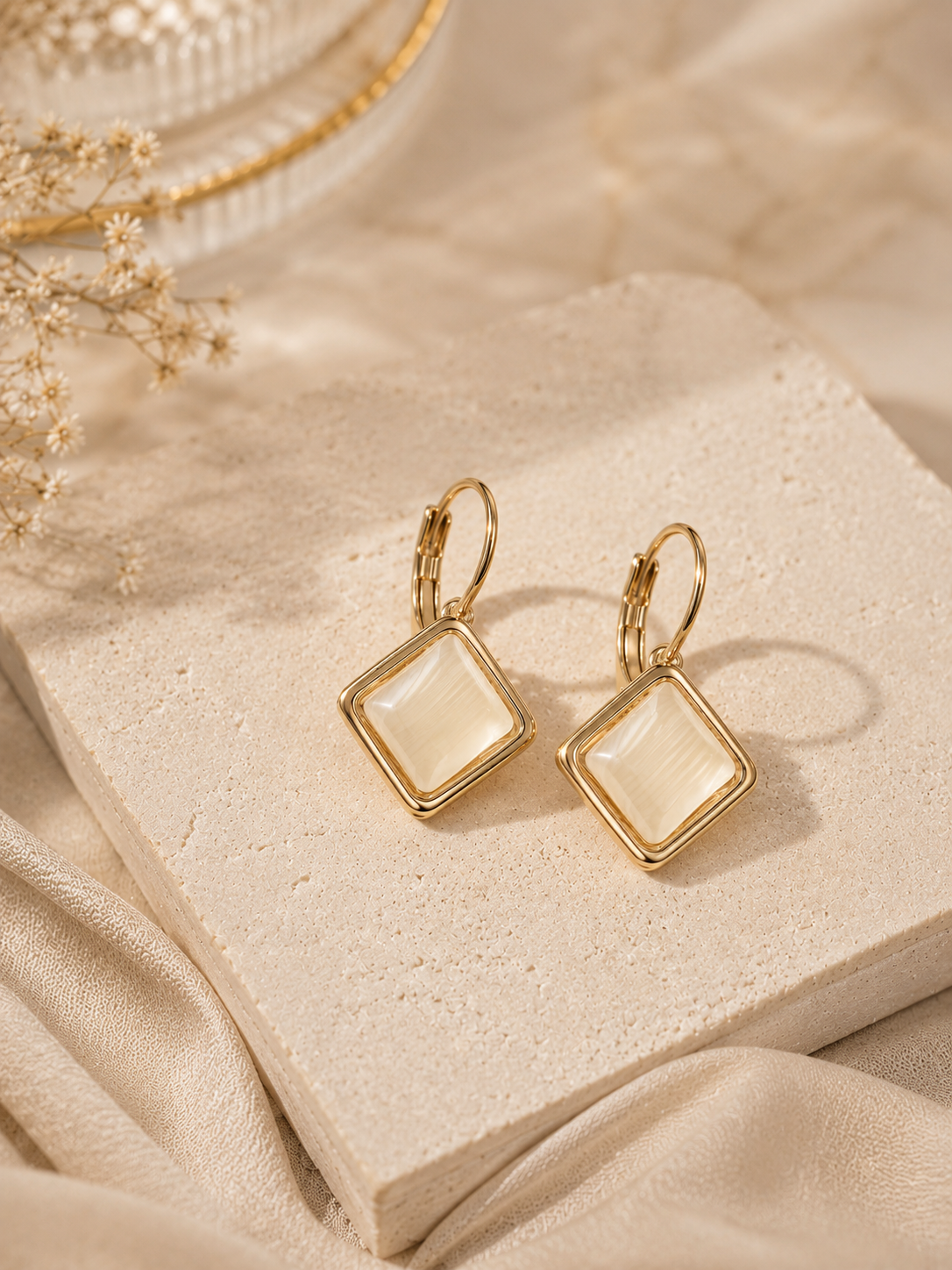 Aurelia Pearl Prism Earrings