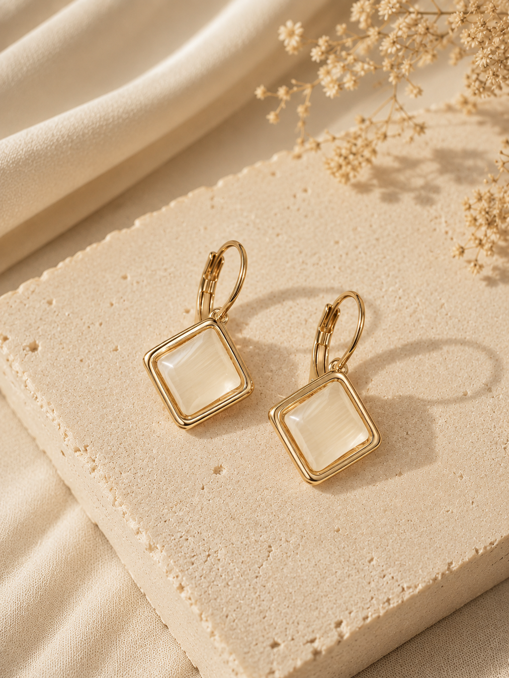 Aurelia Pearl Prism Earrings