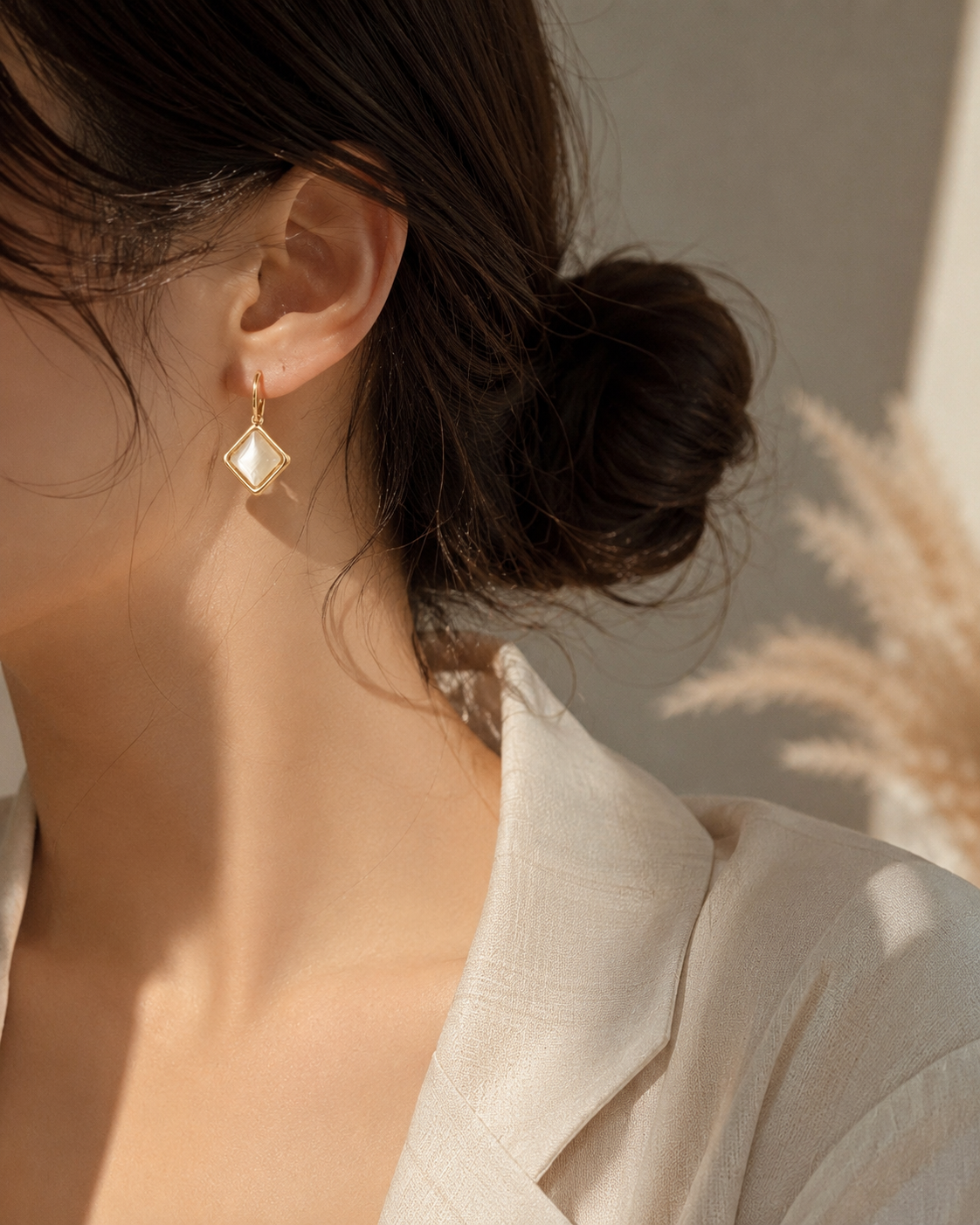 Aurelia Pearl Prism Earrings