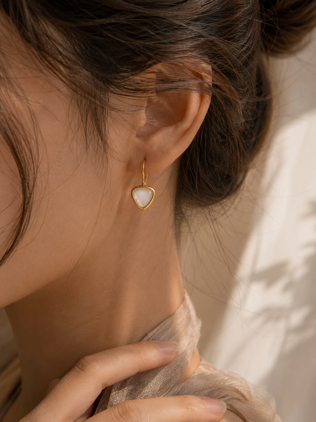 Aurelia Pearl Prism earrings