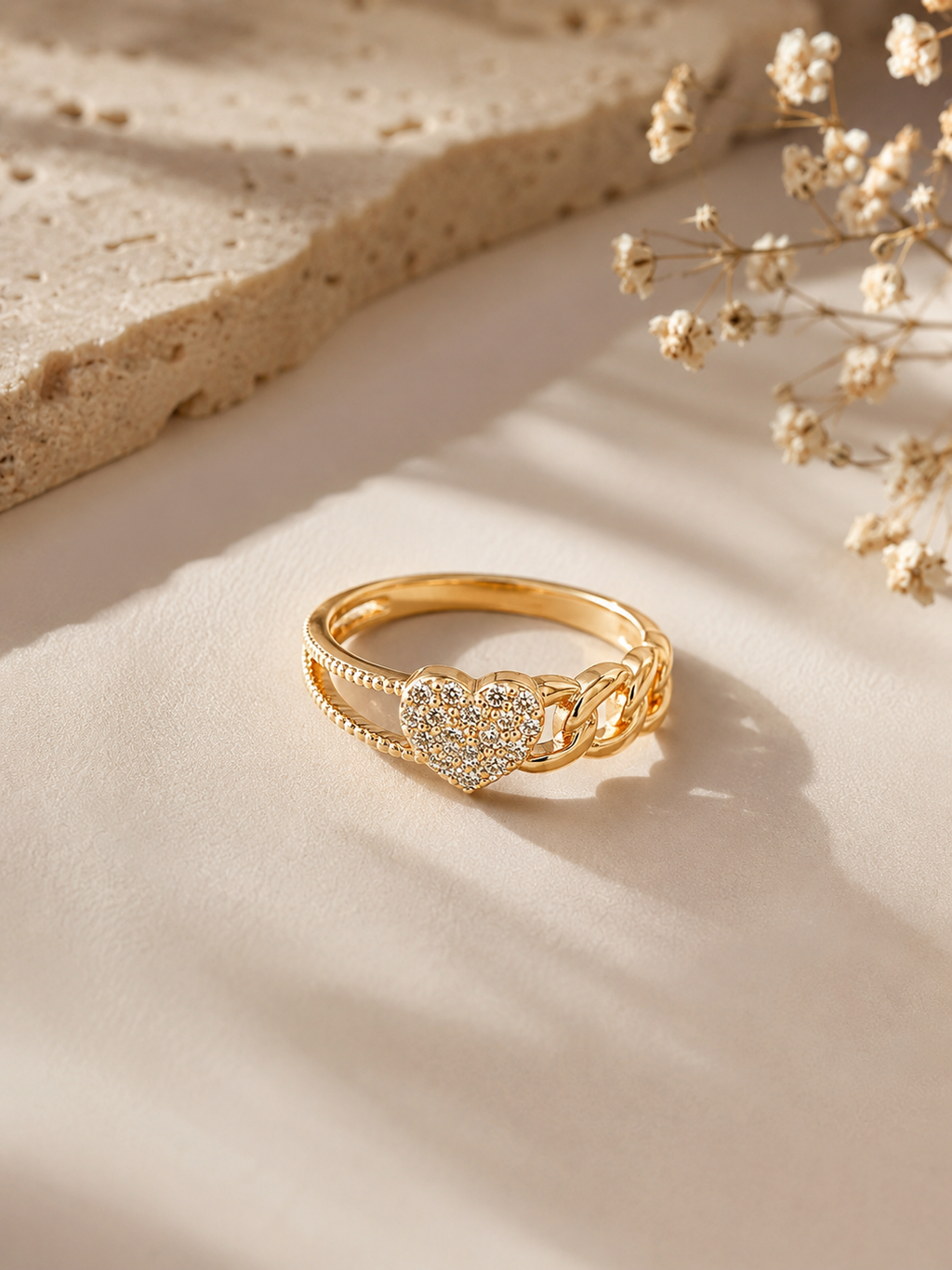 Aurelia Heartlink Ring