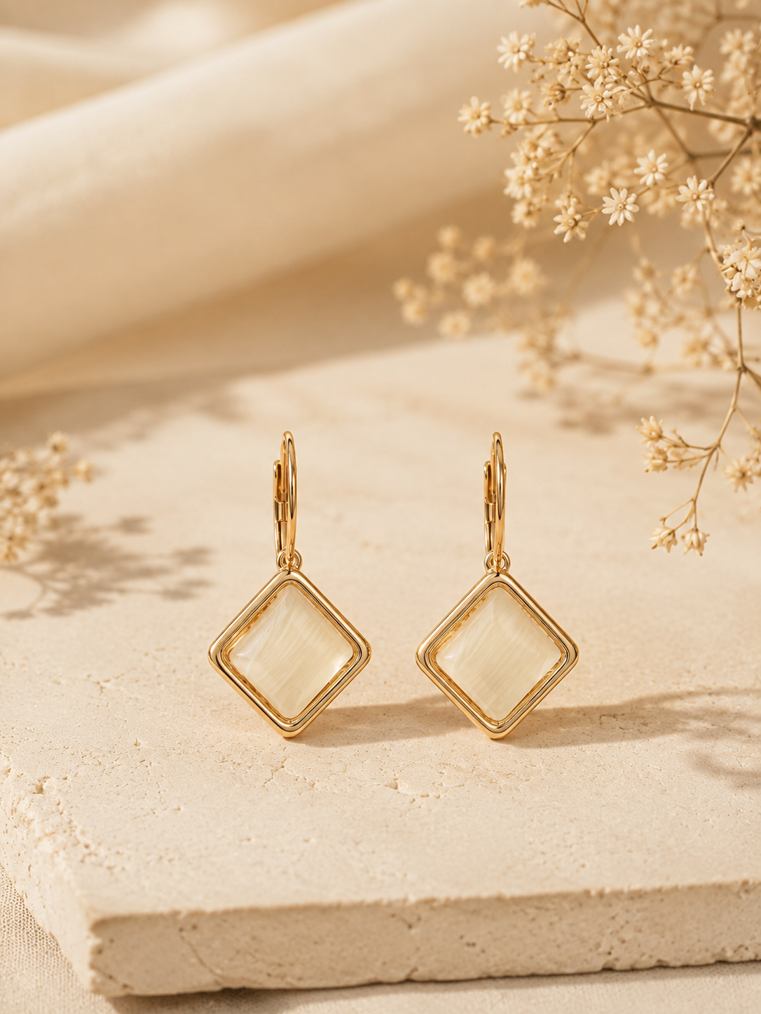 Aurelia Pearl Prism Earrings