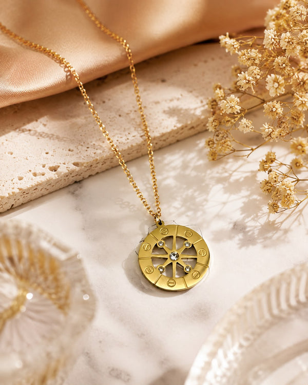 Aurelia Wheel Pendant