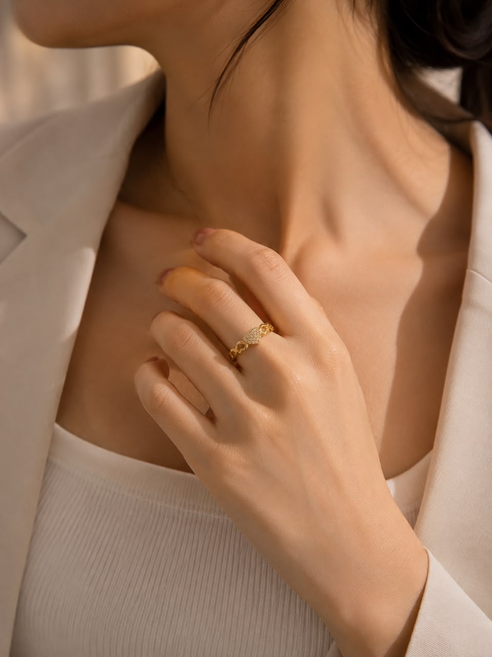 Élan Heart Ring